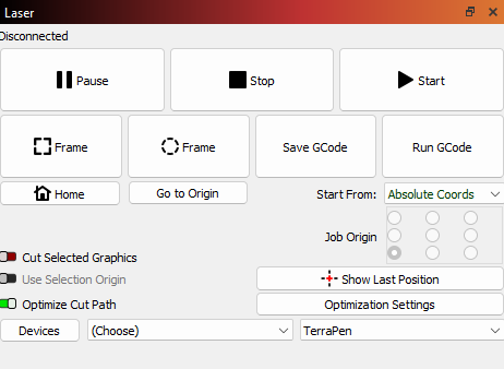 Saving G-code with absolute coordinates