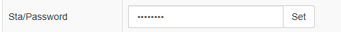 Setting the network password