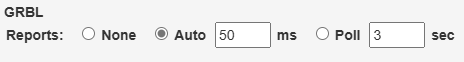 Auto refresh set to 50ms